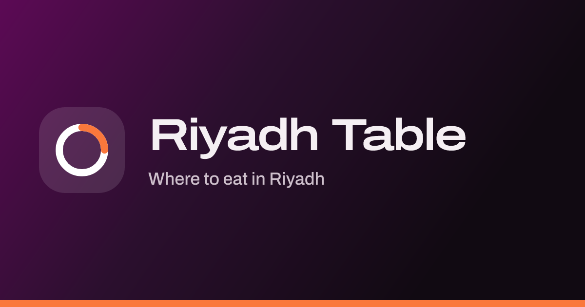 Breakfast In Riyadh Riyadh Table: where to eat in Riyadh